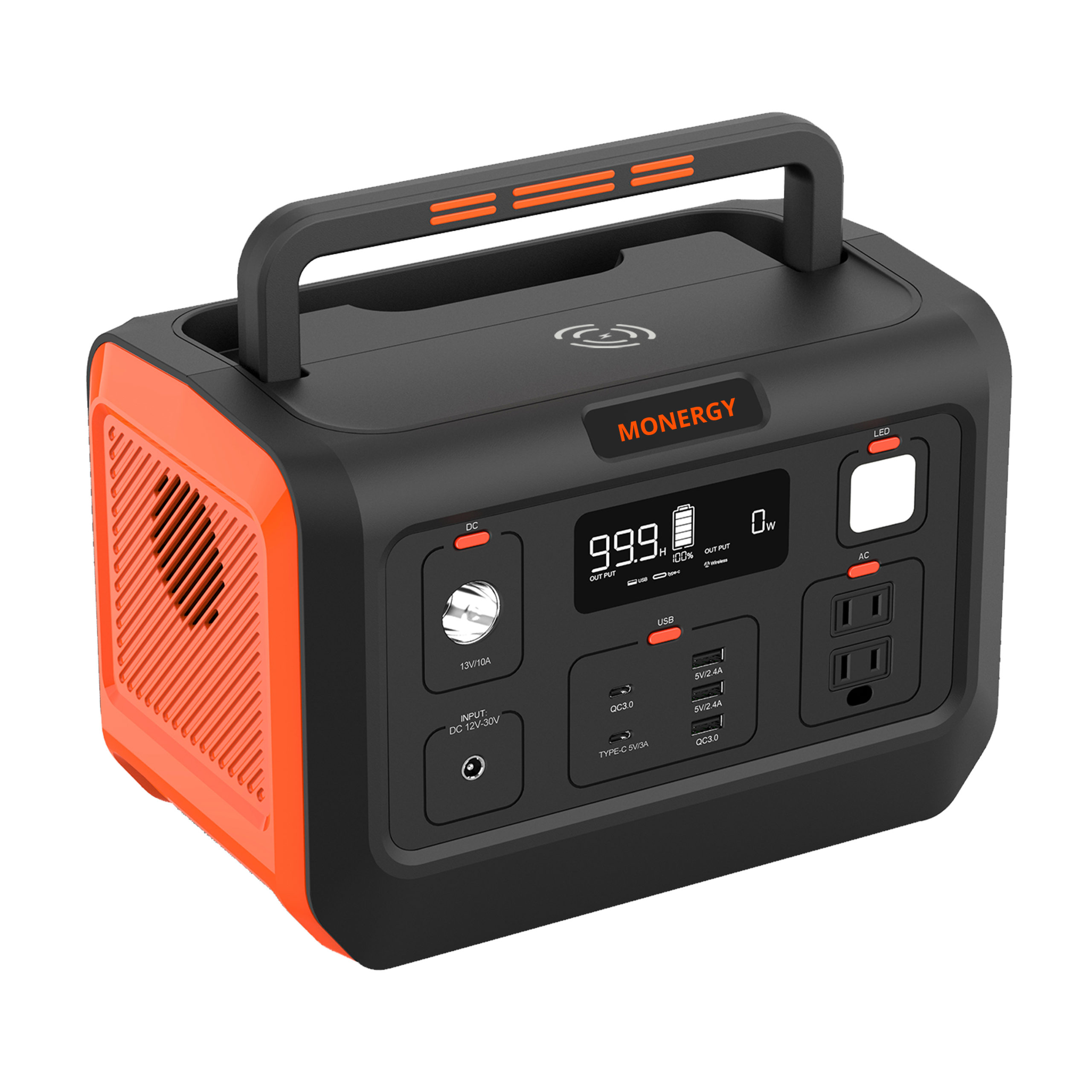 Powerlife 500 Portable Power Station (540Wh) – MONERGY